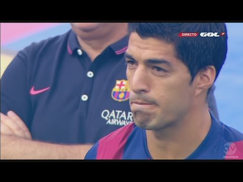 Luis Suárez presentation as FC Barcelona player | 18/8/14