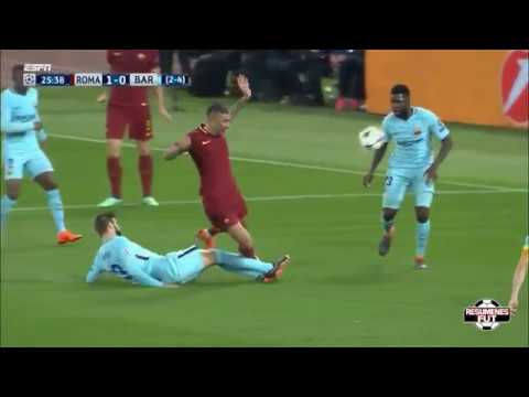 Roma vs Barca 3-0 Hight Light & Goal 11.4.2018