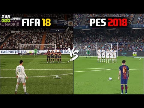 FIFA 18 vs PES 2018 Gameplay Comparison