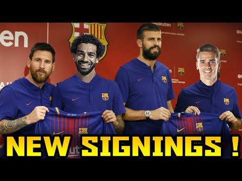 FC Barcelona TRANSFER Targets 2018 (TOP 10) Transfer News ft. Salah Martial Griezmann