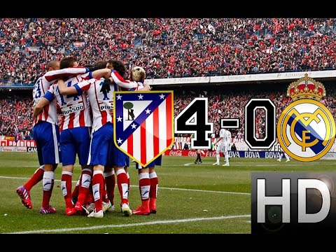 Atletico Madrid vs Real Madrid 4-0 All Goals and Highlights | 07-02-2015 HD