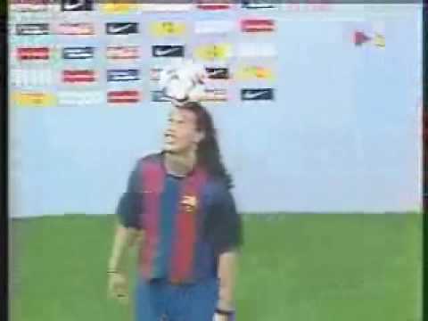 Presentación Ronaldinho en el Camp Nou