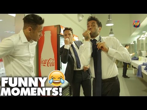 FC Barcelona | TOP 10 Funny Moments! | 2015/2016 | ft.Messi,Neymar,Suarez,Dani Alves | HD