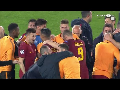 Incredible scenes as Roma complete historic Champions League comeback!