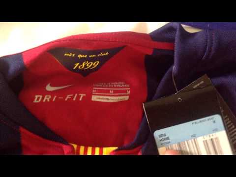 Official authentic FC Barcelona 14/15 Home Kit (Stadium Version) video for /r/Barca