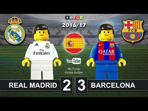 Real Madrid vs Barcelona 2-3 • El Clasico • LaLiga 2017 (23/04/2017) ElClasico Lego Football