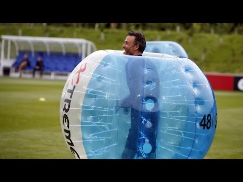 FC Barcelona bubble football: Players vs Staff