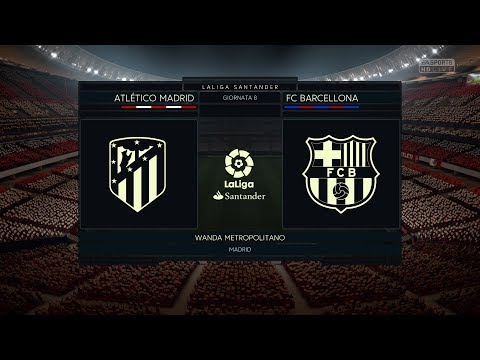 Atletico Madrid vs FC Barcelona | LaLiga 14.10.2017 | FIFA 18 Predict – by Pirelli7