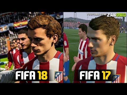 FIFA 18 vs FIFA 17 Graphics Comparison