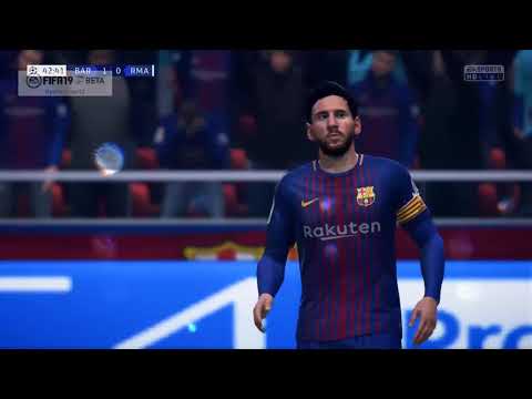 FIFA 19 FC BARCELONA VS REAL MADRID CF UEFA CHAMPIONS LEAGUE FINAL (BETA)??