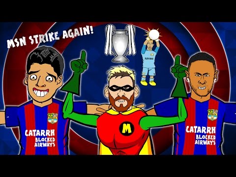 MSN STRIKE AGAIN! Song – Barcelona vs Man City (4-0  Highlights, Goals, Messi Hattrick)