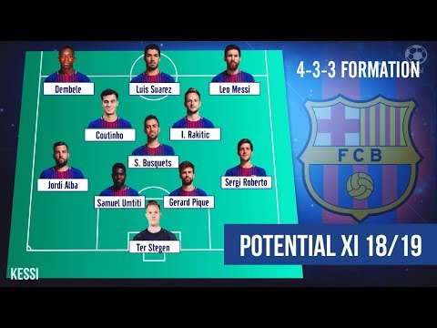 FC Barcelona ● Potential Line-Ups 2018/2019 – Ft. Arthur, Lenglet, Coutinho, Messi