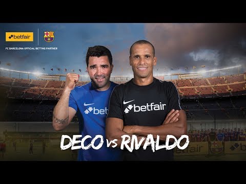 Rivaldo vs Deco | Legends surprise fans at Barcelona training ground