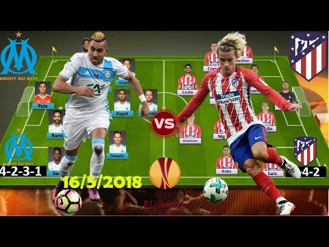 MARSEILLE vs ATLETICO MADRID Lineup Predict FINAL Europa League 2018 [HD]