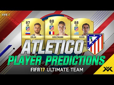 FIFA 17 | ATLÉTICO MADRID PLAYERS RATINGS PREDICTIONS ! | w/  GRIEZMMANN GODÍN & KOKE  ! | FUT 17