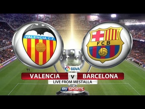 Valencia vs Barcelona 2-3 Highlights & Goals (La Liga) HD 22/10/2016