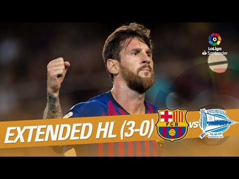 FC Barcelona vs Deportivo Alavés (3-0) – Extended Highlights