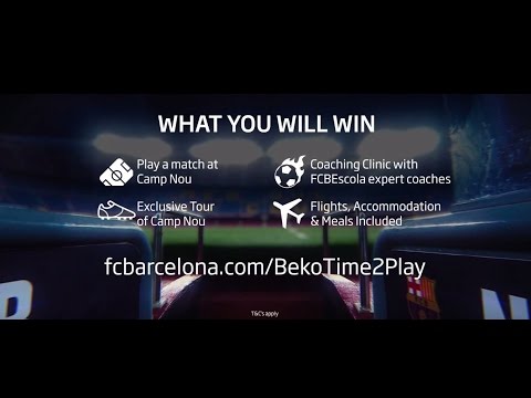 #Time2Play: Win the chance to play and train at FC Barcelona with Beko