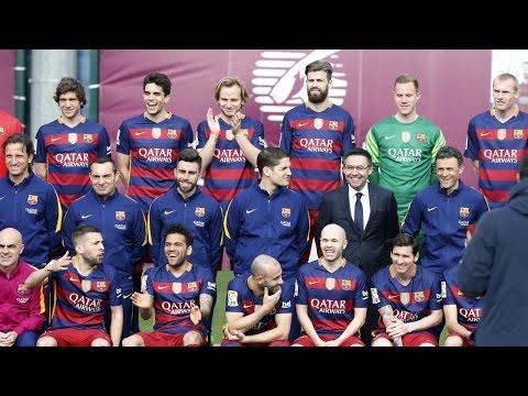 FC Barcelona photo session (season 2015/16)