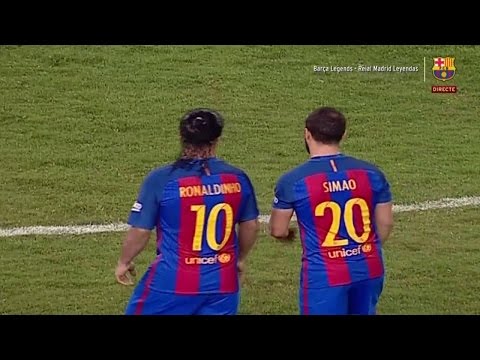 Barcelona Legends vs Real Madrid Legends 3-2 All Goals & Highlights. 29/4/2017