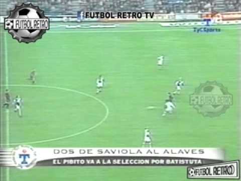 Javier Saviola Gol en Barcelona vs Alaves 2002 FUTBOL RETRO TV