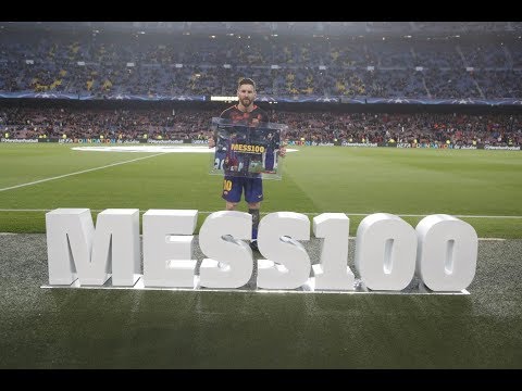 BARÇA 4-1 ROMA | Celebrating Messi’s 100 UCL goals