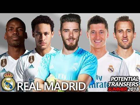 REAL MADRID – POTENTIAL TRANSFERS & RUMOURS SUMMER 2018 | Ft. NEYMAR, POGBA, KANE, DE GEA…