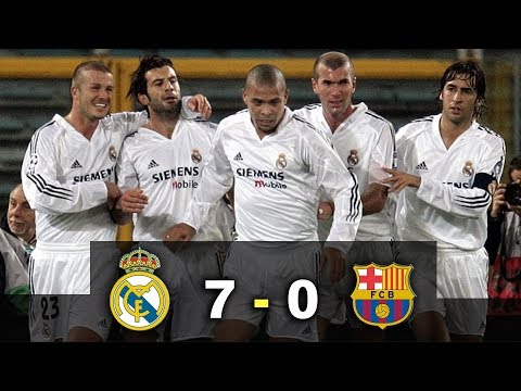 Real Madrid 7 – 0 Barcelona – El Clásico – Había una vez un Ronaldo – Parody Los Galácticos 2003