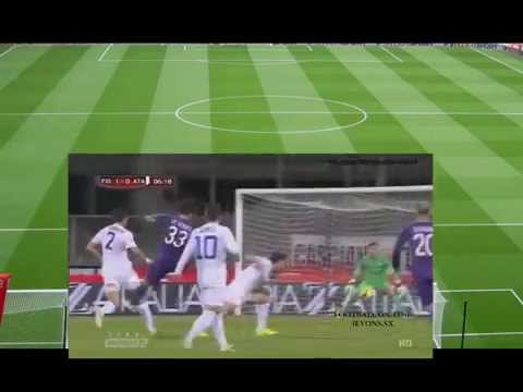 Fiorentina vs Atalanta vs Ampia Sintesi (3 1) | Highlights , Goals | Coppa Italia 21 01 2015 HD