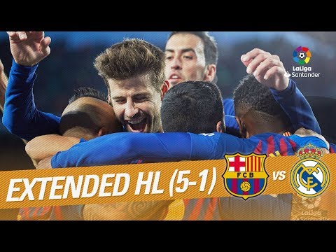 FC Barcelona vs Real Madrid (5-1) – Extended Highlights