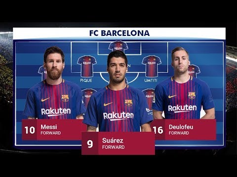 Barcelona Squad 2017 2018