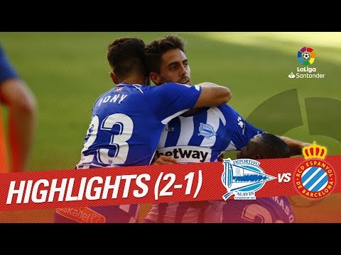 Resumen de Deportivo Alavés vs RCD Espanyol (2-1)