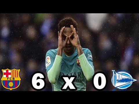 Neymar Jr Vs Alavés (11/02/2017) 720p Alavés vs Barcelona 0-6
