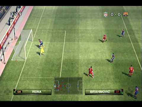 Pro Evolution Soccer 2010 ( Liverpool vs. Barcelona ) Xbox 360 Gameplay / Review