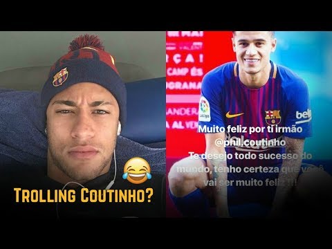 Neymar Reaction To Coutinho’s Barcelona Transfer