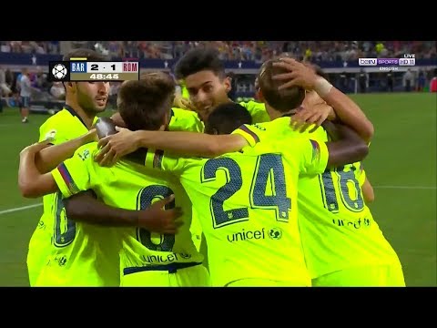 Barcelona vs AS Roma 2-4 (ICC 2018) All Goals HD 01/08/2018