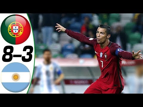 Portugal vs Argentina 8-3 – All Goals & Highlights Résumé & Goles (Last 4 Matches) HD