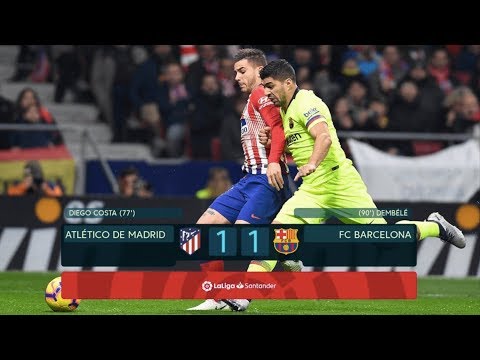 Atletico Madrid vs Barcelona, La Liga, 2018 – MATCH REVIEW