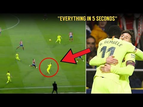 What Messi Did Before Dembele’s Goal | Atletico Madrid vs Barcelona 1-1