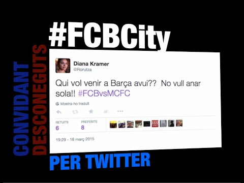 De Twitter a Camp Nou per Champions FC Barcelona vs Manchester City