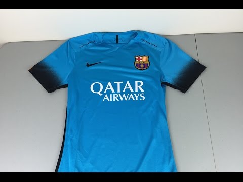 2015/2016 Authentic FC Barcelona Third Jersey “Night Rising” Review [4K]