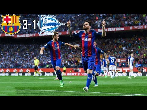 FC Barcelona 3-1 Deportivo Alaves | Maç Özeti, Tüm Goller | Kral Kupası Finali | 27/05/2017 • HD