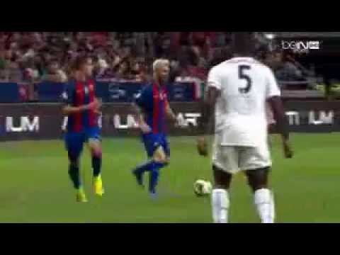 #EGA barcelona# FC BARCELONA vs LEICESTER CITY GOALS HALF TIME