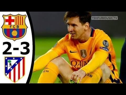 FC Barcelona vs Atletico Madrid 2-3 (agg) Goals and Highlights with ENG Commentary (UCL) 2015-16 HD