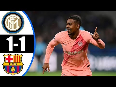 INTER DE MILÁN vs BARCELONA FC 1-1 CHAMPIONS LEAGUE 2018