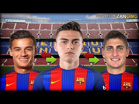 Top 10 FC Barcelona Possible Summer Transfers | Ft. Coutinho, Dybala, Verratti…etc