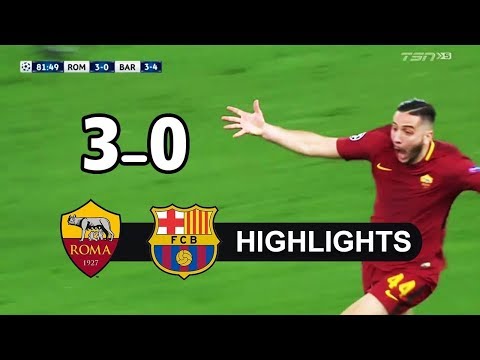 AS.Roma vs Barca 3-0 All Goals & Highlights New Best 10/04/2018