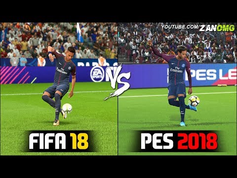 FIFA 18 vs PES 2018 | Skill Moves Comparison