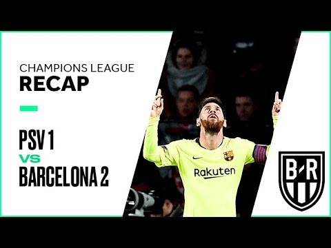 PSV vs. Barcelona Champions League Group Stage FULL Match Highlights: 1-2