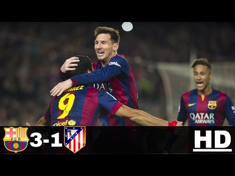 Barcelona vs Atletico Madrid 3-1 – All Goals & Extended Highlights – La Liga 11/01/2015 HD